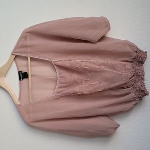 Wet seal dusty pink top
